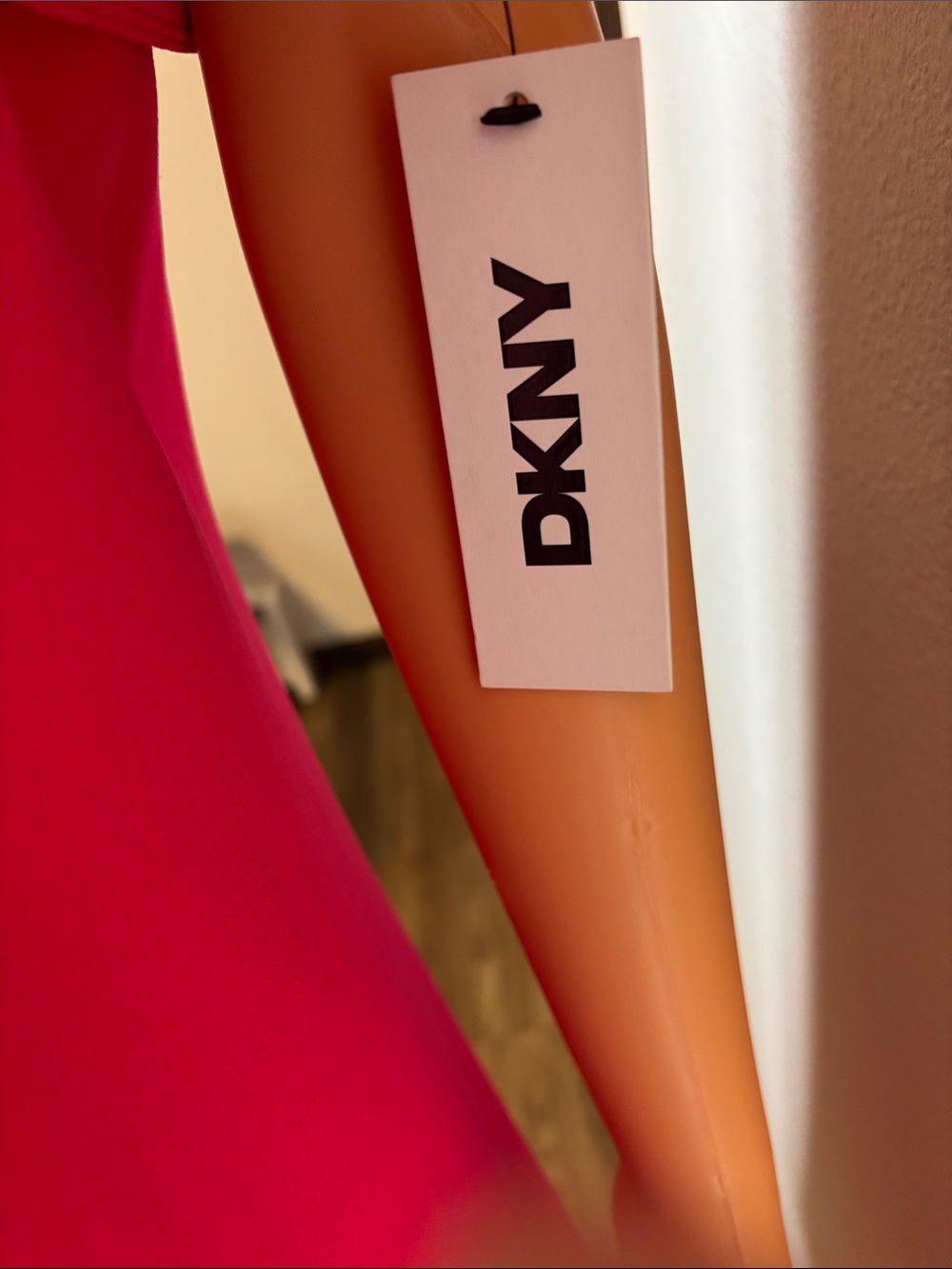 DKNY Fuchsia Short-Sleeve Midi A-Line Dress - Picture 12 of 12